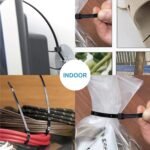 Zip Ties Assorted Sizes(4”+6”+8”+12”), 400 Pack, Black Cable Ties, UV Resistant Wire Ties by ANOSON - Image 5