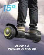 Gyroor Self Balancing Scooter New G13 All Terrain Balancing Scooter with LED Lights & 500W Motor, Self Balancing Off Road with Bluetooth for Kids ages 6-12 and Adults - Image 3