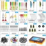 PLUSINNO Fishing Lures, 137Pcs Tackle Box with Tackle Included, Crankbaits, Spoon, Hooks, Weights & Other Accessories, Fishing Bait Lure Gear Kit Gift for Men Bass Freshwater - Image 5