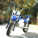 Razor MX350 Dirt Rocket Electric Motocross Bike, Blue, 10-12 inches - Image 9