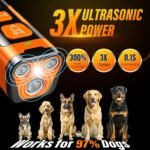 Dog Bark Deterrent Device, 3X Ultrasonic Anti Barking, 6 Training Modes 23 FT Range Barks No More Indoors Outdoors Behavior Correct Safe & Humane Rechargeable Compact Bark Control for Dogs - Image 3