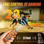 Dog Bark Deterrent Device, 3X Ultrasonic Anti Barking, 6 Training Modes 23 FT Range Barks No More Indoors Outdoors Behavior Correct Safe & Humane Rechargeable Compact Bark Control for Dogs - Image 4