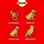 Miracle Care Kwik Stop Styptic Powder For Dogs, Cats and Birds, 0.5 Ounce, Fast Acting Blood Stop Powder with Pain Relieving Benzocaine - Image 4