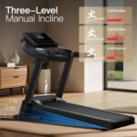 Treadmill with 3-Level Incline for Home and 3.0 HP Quiet Brushless, 8.7 MPH, 300 lbs Capacity - Image 3