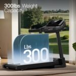 Treadmill with 3-Level Incline for Home and 3.0 HP Quiet Brushless, 8.7 MPH, 300 lbs Capacity - Image 7