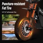 Electric Dirt Bike Teens Adults Electric Bike 48V 21AH Removable Battery with Hydraulic Brakes (21AH Dirt Bike) - Image 5