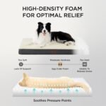 Bedsure Dog Beds Large Sized Dog - Orthopedic Flat Pet Beds with Removable Washable Cover, Egg Crate Foam Puppy Mat, Suitable for Pet Up to 65 lbs - Image 4