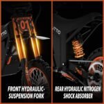 Electric Dirt Bike Teens Adults Electric Bike 48V 21AH Removable Battery with Hydraulic Brakes (21AH Dirt Bike) - Image 6