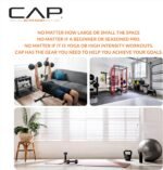 CAP Barbell Rubber Coated Dumbbell Weight Set with Vertical Rack | 100 lb, 150 lb, and 210 lb Options - Image 7
