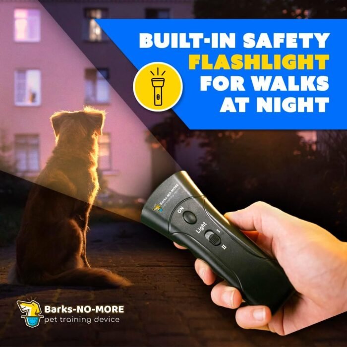 Generic Barks No More Dog Training Device & Bark Deterrent - Stop Barking Without Hurting Your Pet - Just Point & Press!, Black - Image 6