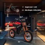 Electric Dirt Bike Teens Adults Electric Bike 48V 21AH Removable Battery with Hydraulic Brakes (21AH Dirt Bike) - Image 7