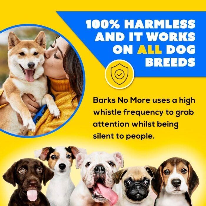 Generic Barks No More Dog Training Device & Bark Deterrent - Stop Barking Without Hurting Your Pet - Just Point & Press!, Black - Image 8