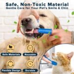 6PCS Pet Grooming Kit for Dogs,Cats and Horses | Dog Washing Gloves | Dog Bath Brush | Dog Bath Gloves | Dog Shampoo Brush | Pet Grooming Gloves | Dog Bath Supplies (Navy Blue) - Image 7