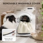 Bedsure Dog Beds Large Sized Dog - Orthopedic Flat Pet Beds with Removable Washable Cover, Egg Crate Foam Puppy Mat, Suitable for Pet Up to 65 lbs - Image 7
