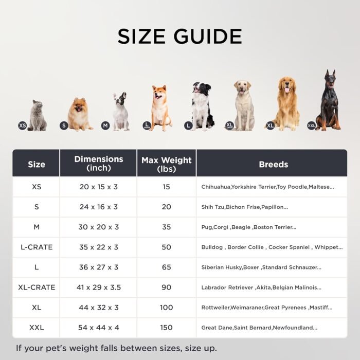 Bedsure Dog Beds Large Sized Dog - Orthopedic Flat Pet Beds with Removable Washable Cover, Egg Crate Foam Puppy Mat, Suitable for Pet Up to 65 lbs - Image 8