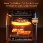 COSORI Air Fryer 9-in-1, Compact & Large 6-Qt, Premium Ceramic Coating, 90–450°F Precise Heat for Even Results, Up to 95% Less Oil*, Roast, Bake, Dry, Reheat, Frozen, Broil, Proof, 120V, TurboBlaze - Image 3
