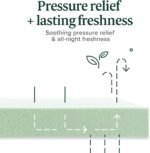 ZINUS 6 Inch Twin Green Tea Memory Foam Mattress [New Version], Fiberglass free, Medium Firm Feel, Zoned Pressure Relief, Certified Safe Foams & Fabric, Mattress in A Box - Image 5