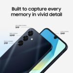 Samsung Galaxy A16 5G A Series, Unlocked Android Smartphone, Large AMOLED Display, Durable Design, Super Fast Charging, Expandable Storage, 5G Connectivity, US Version, 2025, Blue Black - Image 4