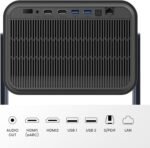 Hisense Laser Mini Projector C2, 65-300", Gimbal Design, 4K, Triple Color Laser, 110% BT.2020, 2000 ANSI Lumens, 1700:1 Native Contrast, Dolby Vision, HSR240, Sound by JBL - Image 6