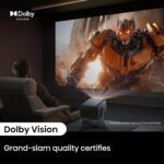 Hisense Laser Mini Projector C2, 65-300", Gimbal Design, 4K, Triple Color Laser, 110% BT.2020, 2000 ANSI Lumens, 1700:1 Native Contrast, Dolby Vision, HSR240, Sound by JBL - Image 8