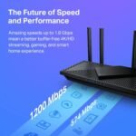 TP-Link AX1800 WiFi 6 Router V4 (Archer AX21) – Dual Band Wireless Internet, Gigabit, Easy Mesh, Works with Alexa - A Certified for Humans Device, Free Expert Support - Image 3