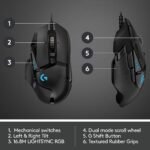Logitech G502 HERO High Performance Wired Gaming Mouse, HERO 25K Sensor, 25,600 DPI, RGB, Adjustable Weights, 11 Buttons, On-Board Memory, PC/Mac - Image 5