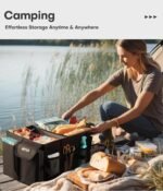 HOTOR Trunk Organizer - Car Organizer, Foldable Trunk organizer for SUVs & Sedans, Sturdy Car Organization for Car Accessories, Tools, Sundries, Black, 2 Compartments, 21.3"×12.6"×10.6" - Image 6