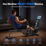 MERACH Sculls Rowing Machines for Home, Magnetic Rowing Machine with 16-Level, Simulate Real Row, Ultra-Quiet Rower, MERACH App and 1000+ Champion Coaching Course & Games - Image 5
