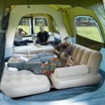 Night Cat 8-Persons Camping Tent: Large Waterproof Instant Cabin Hot Tent with Canopy and Stove Jack for Family Glamping - Image 4