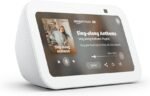 Amazon Echo Show 5 (newest model), Smart display with 2x the bass and clearer sound, Glacier White - Image 3