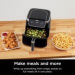 Ninja | Air Fryer | 4-in-1 Pro Air Fry, Roast, Reheat, Dehydrate | 5QT Capacity fits up to 4lbs of French Fries | 400F Max Temp | Nonstick Basket & Crisper Plate | 120V | Grey | AF141 - Image 6