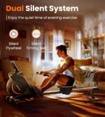 YOSUDA Magnetic/Water Rowing Machine for Home - Rower Machine Use with Bluetooth, App Supported, Rowing Machine for Taller Power Athletes, Comfortable Seat Cushion - Image 5