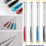 Fish Hook Remover Tool, Fishing Hook Quick Removal Descending Device, Fishing Gear Security Equipment Kits for Adult, Hook Extractor Accessories Detacher Tools with 4PCS Storage Tube - Image 3