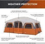 CORE Tent for Family Camping | 10 Person / 11 Person / 12 Person Large Multi Room Cabin Tents for Car Camping & Outdoor Adventures - Image 4