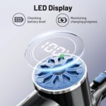 Cordless Vacuum Cleaner with Self-Standing, LED Screen Stick Vacuum Cleaners for Home, Lightweight Powerful Suction Vacuum, 6-in-1 Rechargeable Vacuum for Carpets, Pet Hair, Hardwood Floors - Image 5