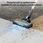 Cordless Vacuum Cleaner with Self-Standing, LED Screen Stick Vacuum Cleaners for Home, Lightweight Powerful Suction Vacuum, 6-in-1 Rechargeable Vacuum for Carpets, Pet Hair, Hardwood Floors - Image 6