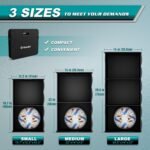 K KNODEL Car Trunk Organizer, Foldable Organizer for Car, Automotive Consoles & Organizers, Storage with Reinforced Handles (Small, Black) - Image 3