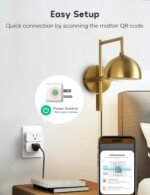 Winees Matter Smart Plugs - Alexa, Apple Home, Google Home & SmartThings Compatible, 15A/1800W Max, APP Remote Control, Timer & Schedule, 2.4G Wi-Fi, 4 Pack - Image 5