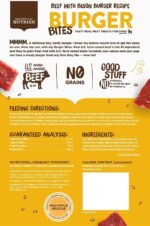 Rachael Ray Nutrish Burger Bites Dog Treats, Beef Recipe With Bison, 12 oz. Pouch - Image 3
