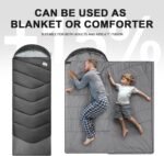 Sleeping Bags for Adults Cold Weather,Portable, Waterproof,Lightweight Sleeping Bag for Tall Girls Boys with Compression Sack for Warm Camping, Hiking, Outdoor & Indoor - Image 5
