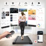 Sperax Walking Treadmill Pad with APP, 3 in 1 Under Desk Treadmill, 400W Low Noise Walking Vibration Pad with Remote Control,Portable Treadmills for Home Office - Image 3