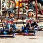 Scooter with Seat Attachment for Kids Adults, 6.5'' 8.5''Balancing Scooter with Bluetooth Speakers & Colorful LED Light with Kart - Image 4