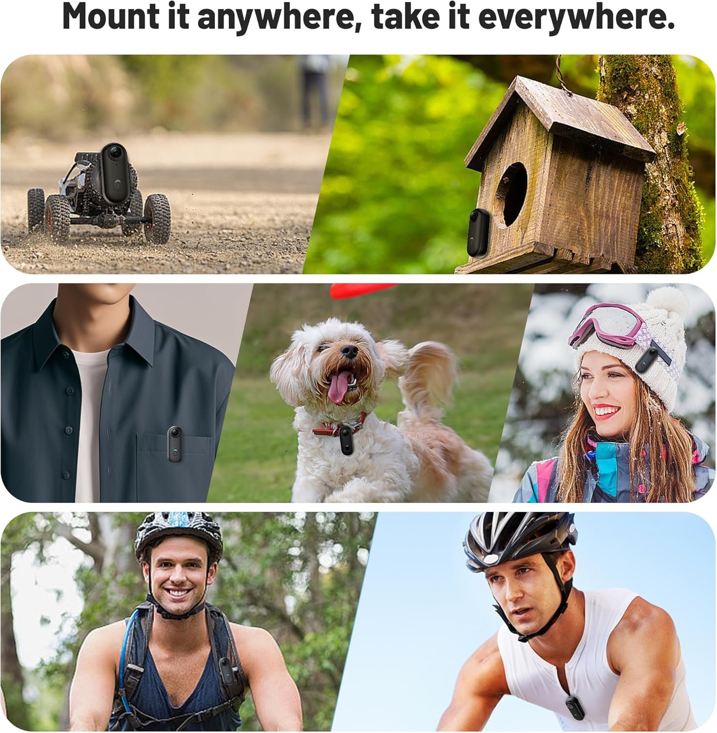 128GB FHD 1080P Mini Body Camera, Wearable Action Body Cam, Thumb Size Hands Free Recording Body Worn Camera, Premium Portable Camcorder Mount Anywhere for Security, Work, Guard, Travel (Black) - Image 8