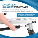 Stamina BodyTrac Glider Hydraulic Rowing Machine with Smart Workout App - Rower Workout Machine with Cylinder Resistance - Up to 250 lbs Weight Capacity - Image 5