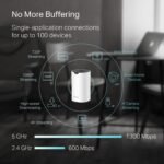 TP-Link Deco S4 Mesh AC1900 WiFi System - Up to 5,500 Sq.ft. Coverage, Replaces WiFi Router and Extender, Gigabit Ports, Works with Alexa, Deco S4(3-Pack) - Image 4