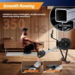 Marcy Air Resistance Rowing Machine with Transport Wheels - Image 6