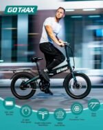 Gotrax 20" Folding Electric Bike with 40Miles (Pedal-assist1) by 48V Battery, 20Mph Power by Peak 500W, Adult Electric Bicycle with 5 Pedal-Assist Levels& LCD Display, Suitable for Commuting - Image 3