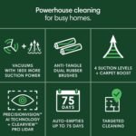 iRobot Roomba Max 705 Vac Robot Vacuum + AutoEmpty Dock - Extreme Power-Lifting Suction, Anti-Tangle Dual Rubber Brushes, Self-Empties, Recognizes and Avoids Obstacles, LiDAR Navigation - Image 4