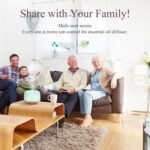 ASAKUKI Smart Wi-Fi Essential Oil Diffuser, App and Voice Control Compatible with Alexa, 500ml Aromatherapy Humidifier for Relaxing Atmosphere in Home Office Bedroom Gold - Image 4