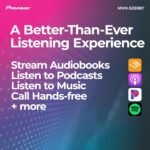 Pioneer MVH-S230BT 1-Din Digital Media Receiver – Bluetooth, USB, 50W x 4 Output, AM/FM Radio, iPhone/Android Compatible, Front/SW (Mono) Selectable RCA Output - Image 5